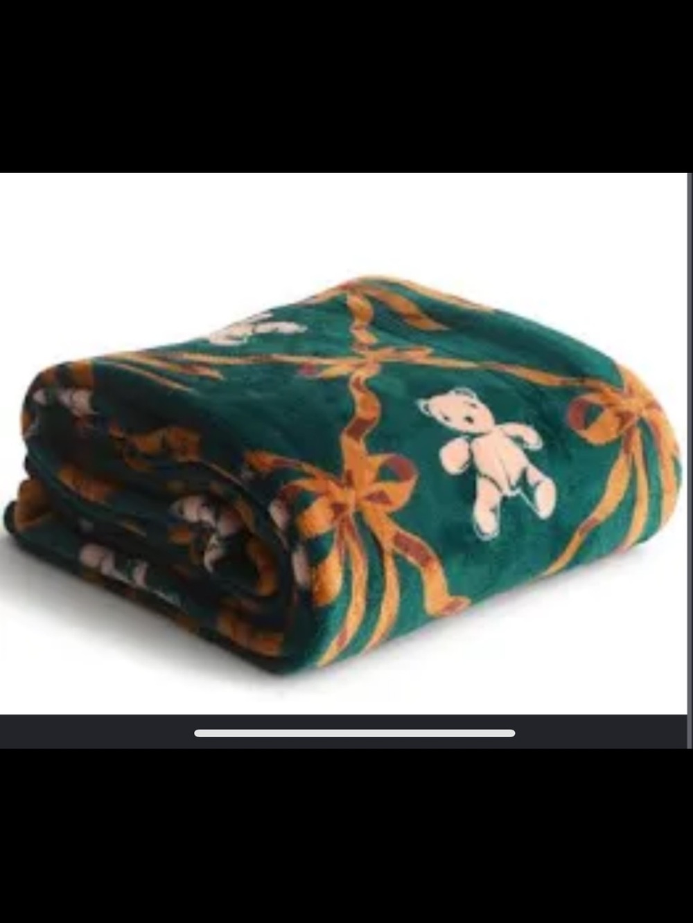 Vera Bradley Bear Mosaic Plush Fleece Blanket